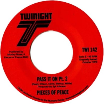 Pieces of Peace - Pass It On Pt 1/Pt 2 [New 7'' Vinyl]