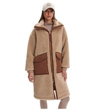 Varley Women's Theia Reversible Coat, Light Taupe/Cocoa Dust Size L