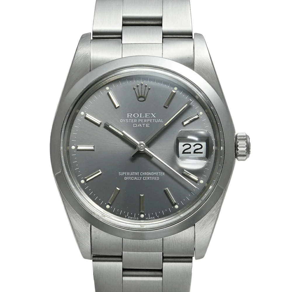 ROLEX Oyster Perpetual Date 15000 Gray