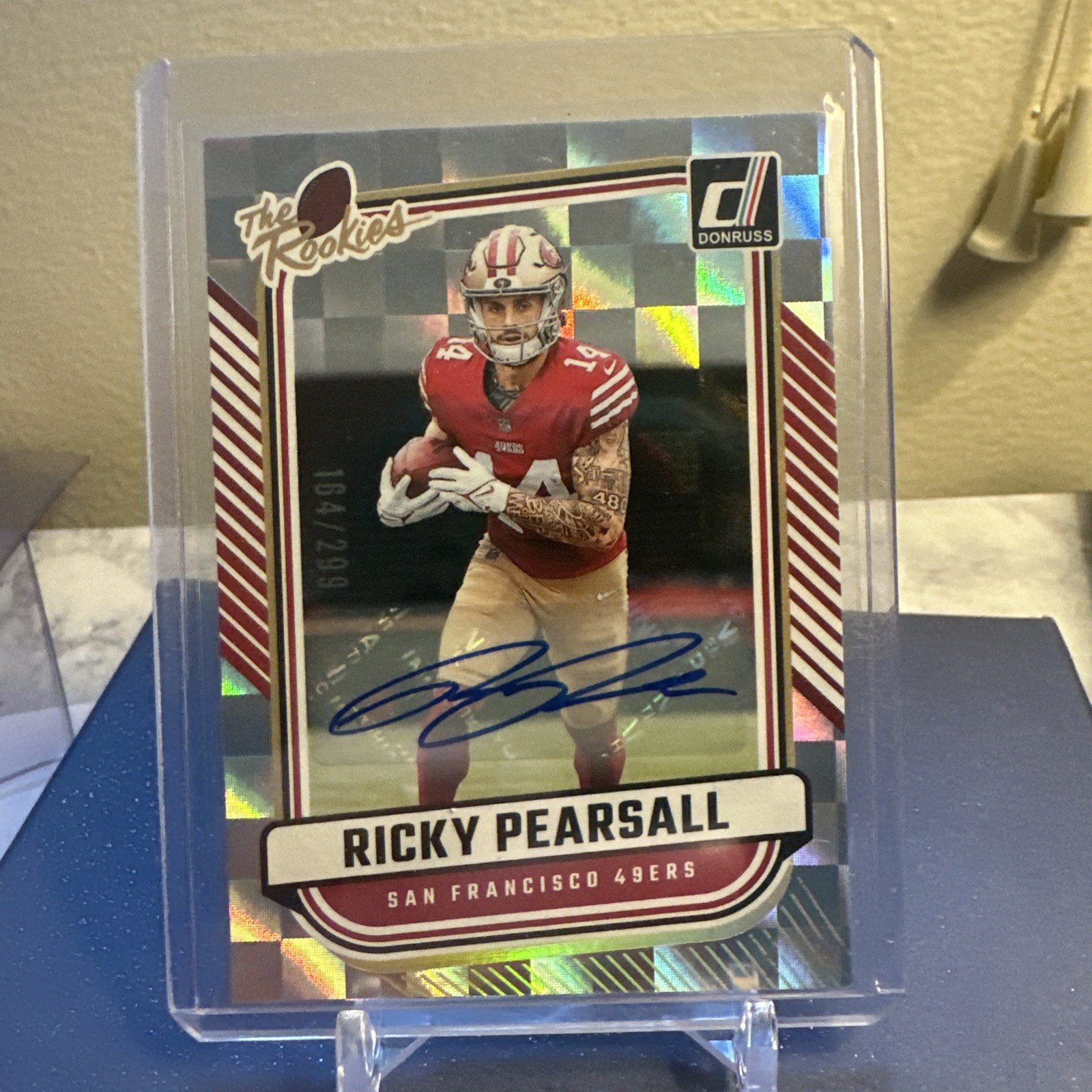 2024 Panini Donruss - The Rookies Ricky Pearsall Auto #/299 San Francisco 49ers