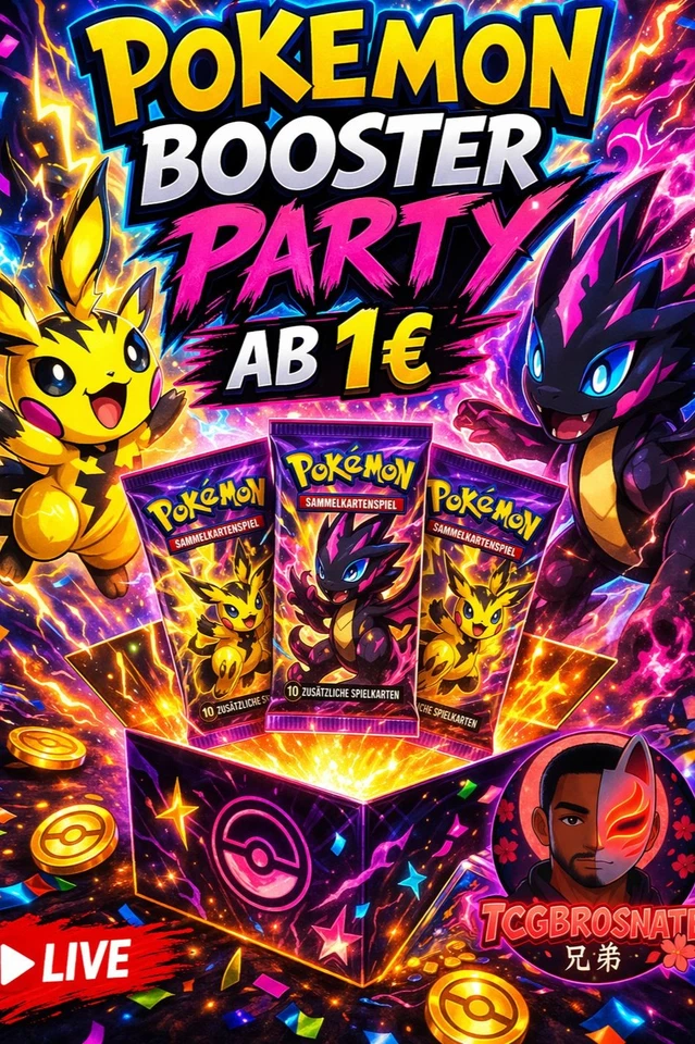 Pokemon Booster Party ab 1€