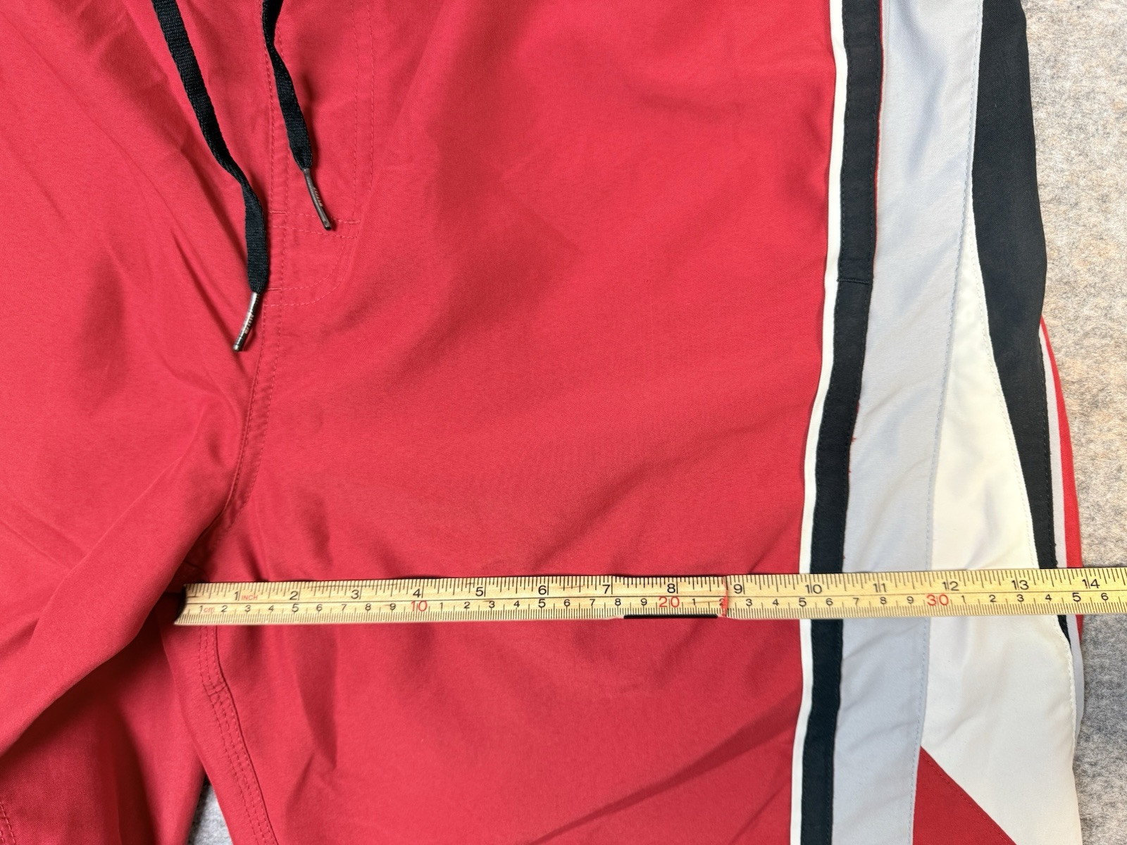 Nike Swim Trunks Shorts Men’s Size L Red Spellout thumbnail 9