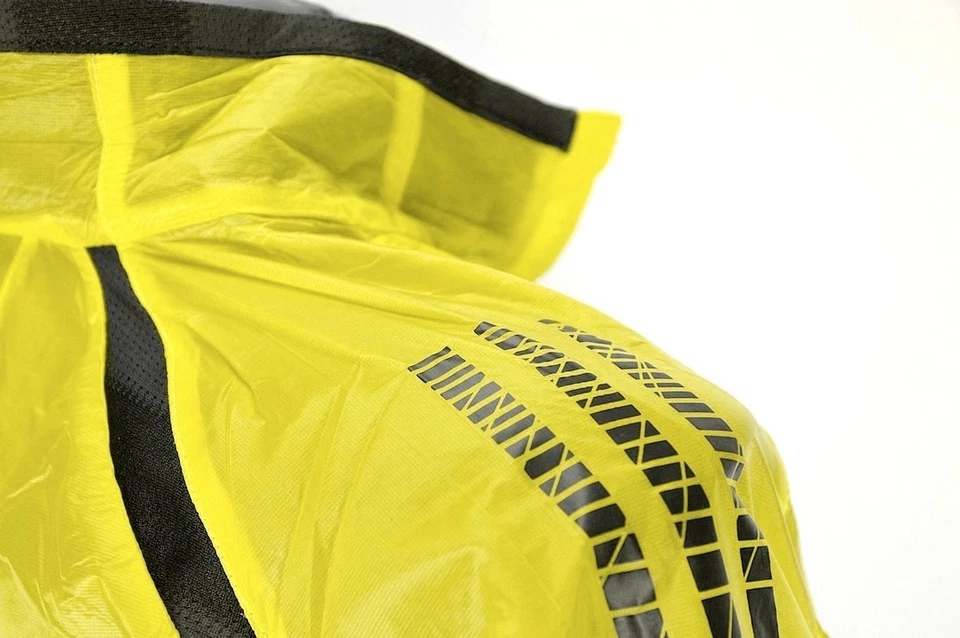 Adidas adiZero Damen Windjacke Laufjacke Sport Training Jacke Fahrrad gelb 36 S - Bild 4 von 4
