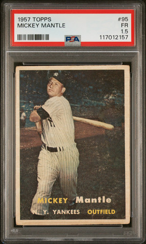 Mickey Mantle - 1957 Topps PSA 1.5