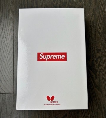 SUPREME /BUTTERFLY TABLE TENNIS RACKET SET Rare Authentic Item