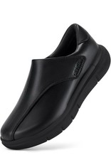 FitVille Womens Diabetic Shoes Slip On Business Formal Dress Shoes Wide Toe Box