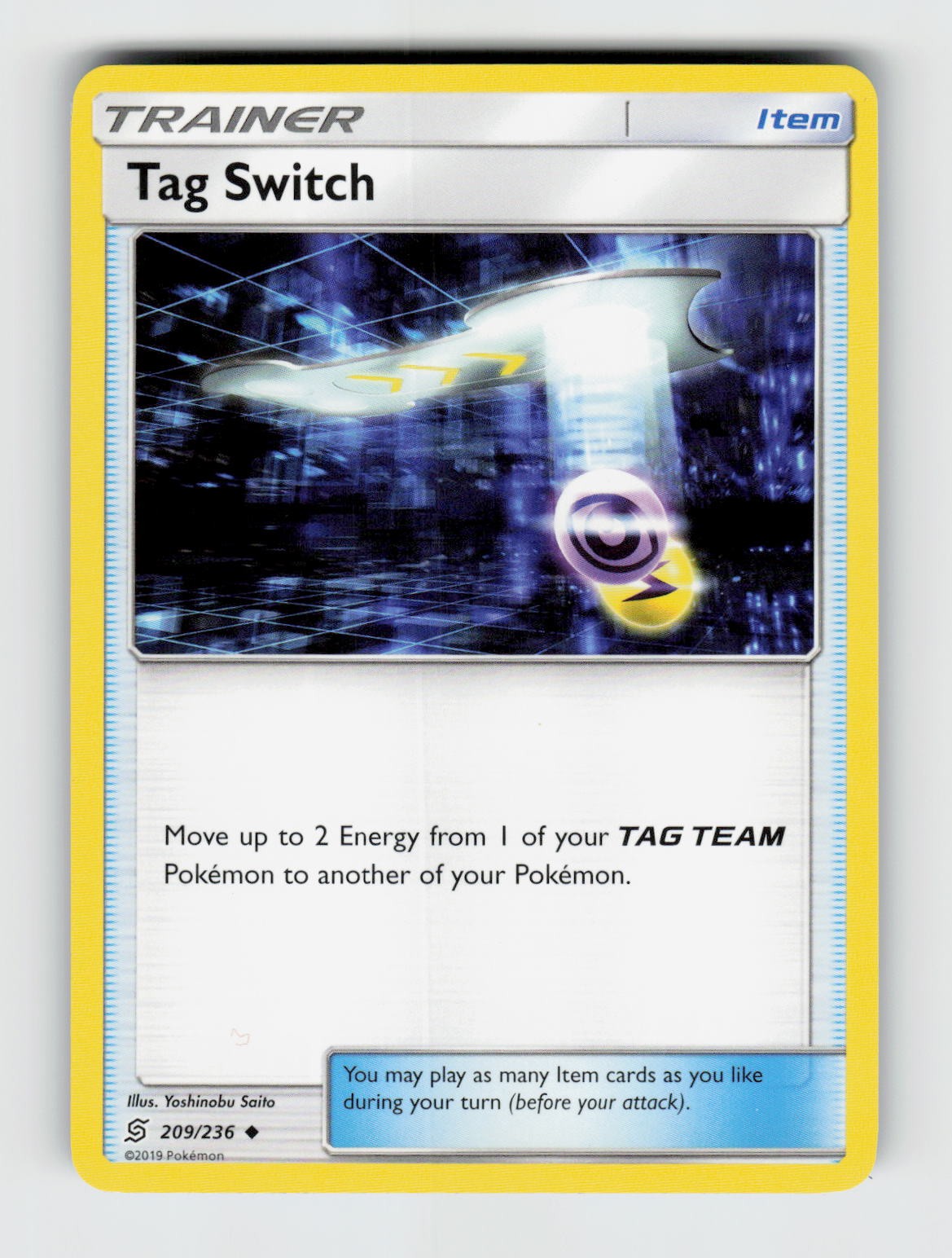 Tag Switch 209/236 - Pokemon - Unified Minds - Uncommon - NM