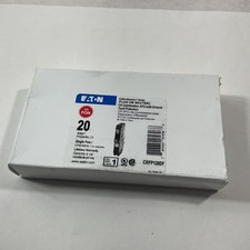 Eaton CHFP120DF 20A Arc and Ground Fault Circuit Breaker Plug Plug On Neutral