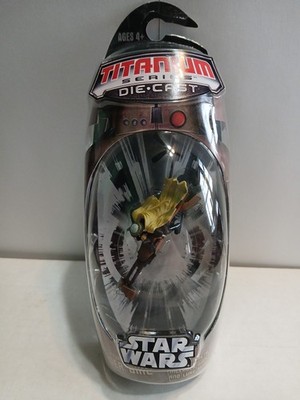 STAR WARS TITANIUM-LUKE SPEEDER BIKE.