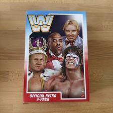 Mattel WWE Retro Bundle 4-Pack Virgil Warrior Heenan Harley Action Figures New
