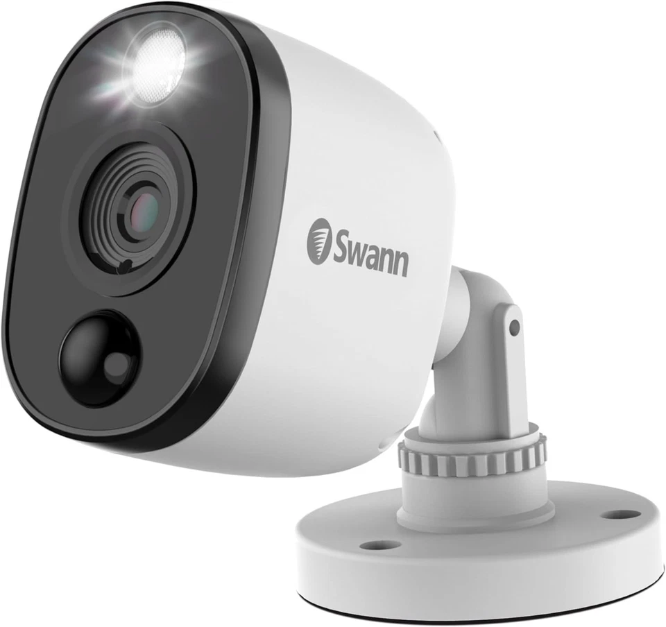 Sistema de cámara de seguridad Swann Add-On DVR Bullet 1 unidad (paquete de 1), blanco  Foto 2 de 4