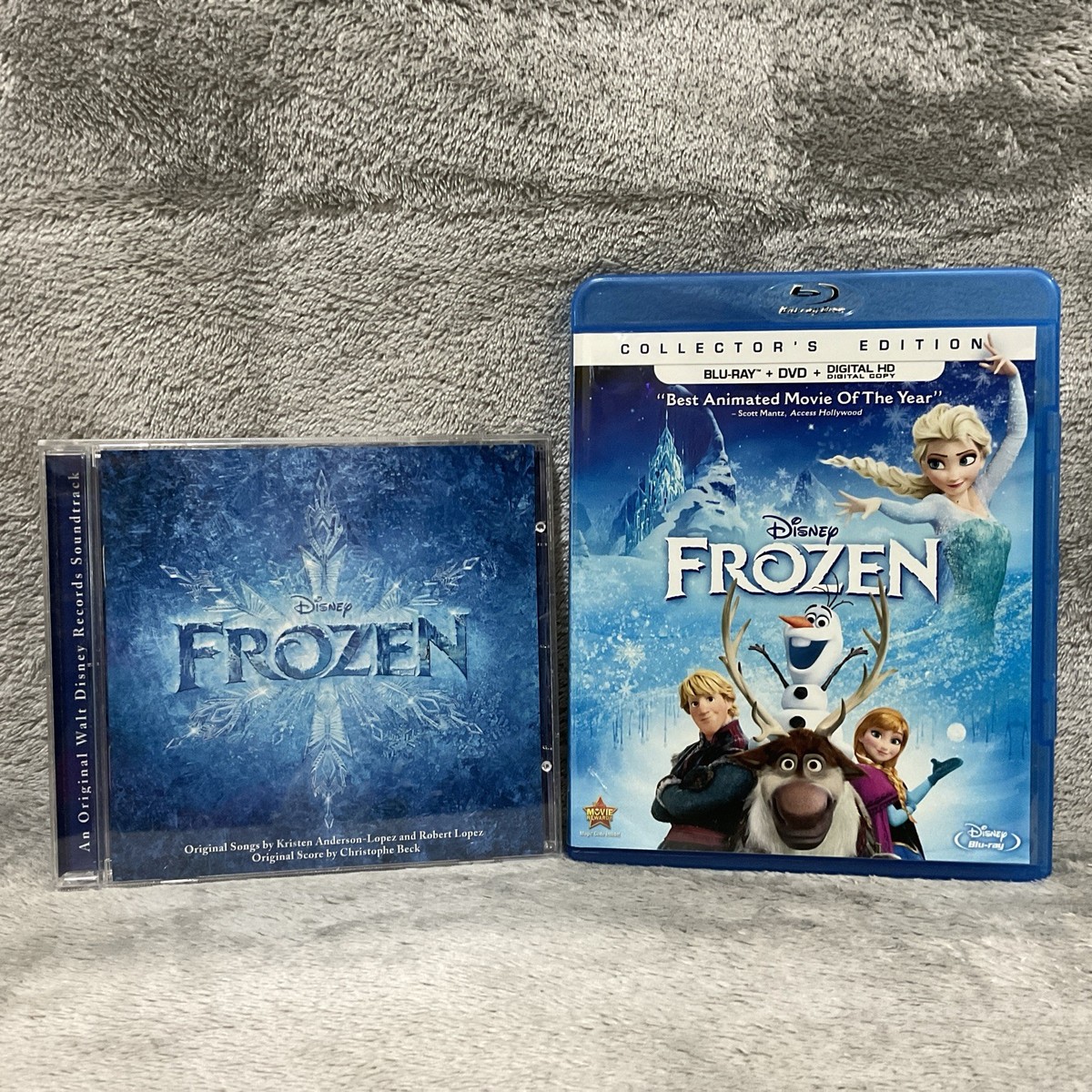 Disney Frozen soundtrack CD & DVD / Blu-ray movie, Walt Disney