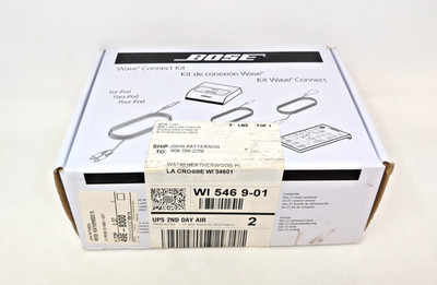 Bose Wave Connect Kit For iPod With Remote Control Model 347759-0010 fast ship