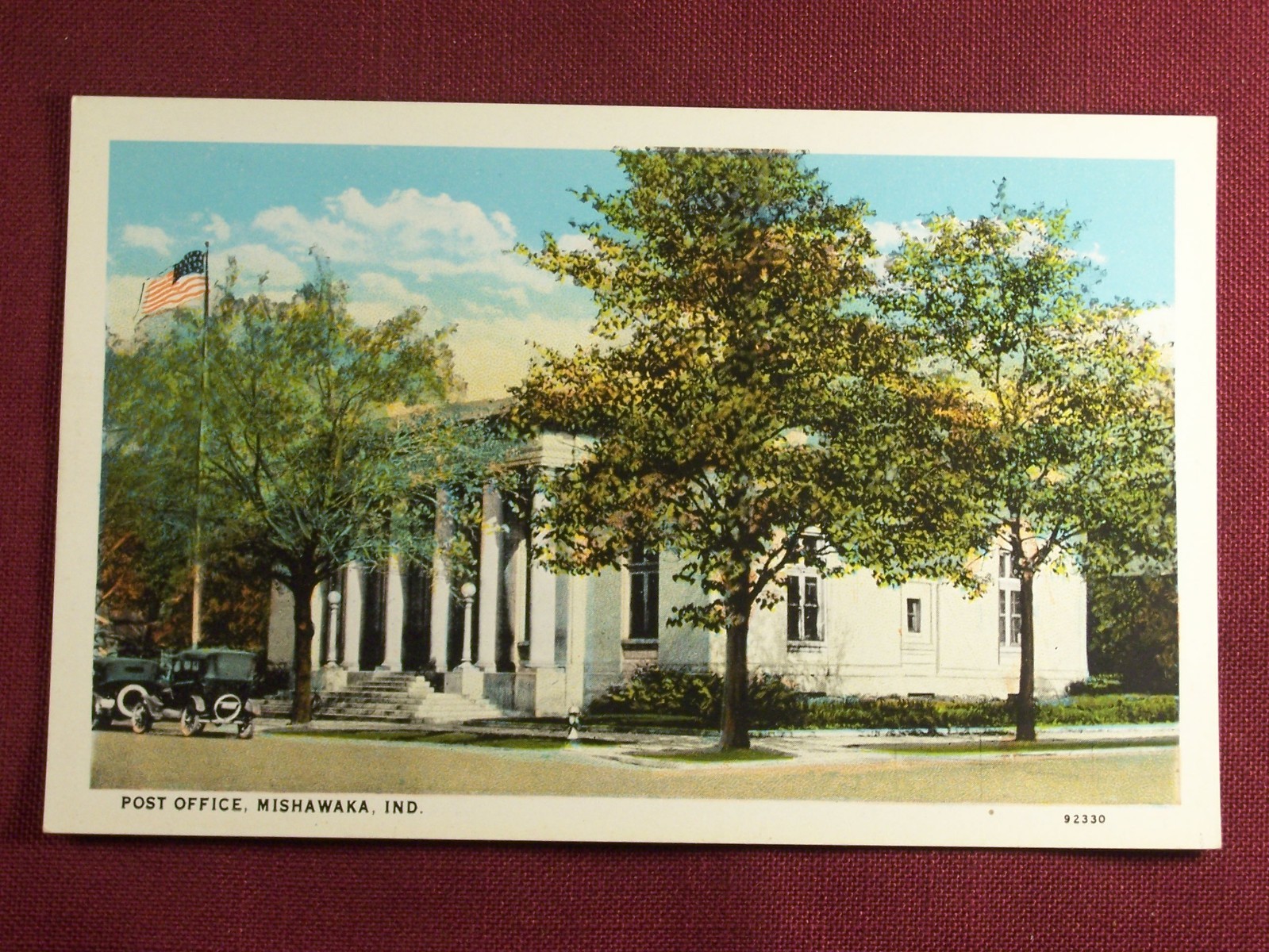 Post office Mishawaka Indiana Vintage Postcard eBay