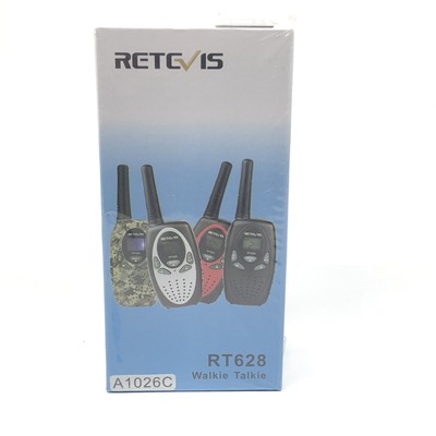 Retevis Travel Walkie Talkie 2 Pack Kids Family Vacation - RT628 RED 22 Channels