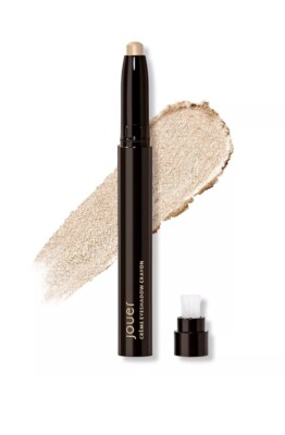 Jouer Cream Eyeshadow Crayon ROCOCO 0.07g,ShimmeringFrench VanillaWithSharpener.