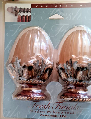 Fresh Finials Window with an Attitude to Fit 1" 1/4" Wood Pole B-Tan/Brown - Picture 2 of 4