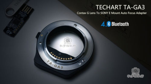 Adaptador AF de enfoque automático Techart TA-GA3 para lente Contax G a cámara Sony E NEX A7R2 - Imagen 4 de 7
