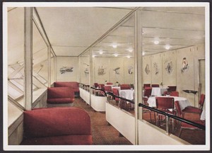 Ak Lz 129 Hindenburg Speisesaal B 396 Ebay