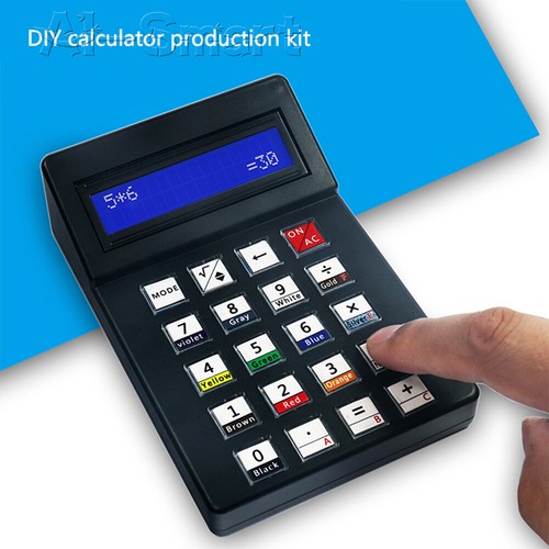 11-Digit Desktop Calculator Electronic Production DIY Kit LCD1062/digital tube - Picture 26 of 36