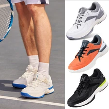 FitVille Men Extra Wide Pickleball Shoes All Court Tennis Shoes w/ Arch Support