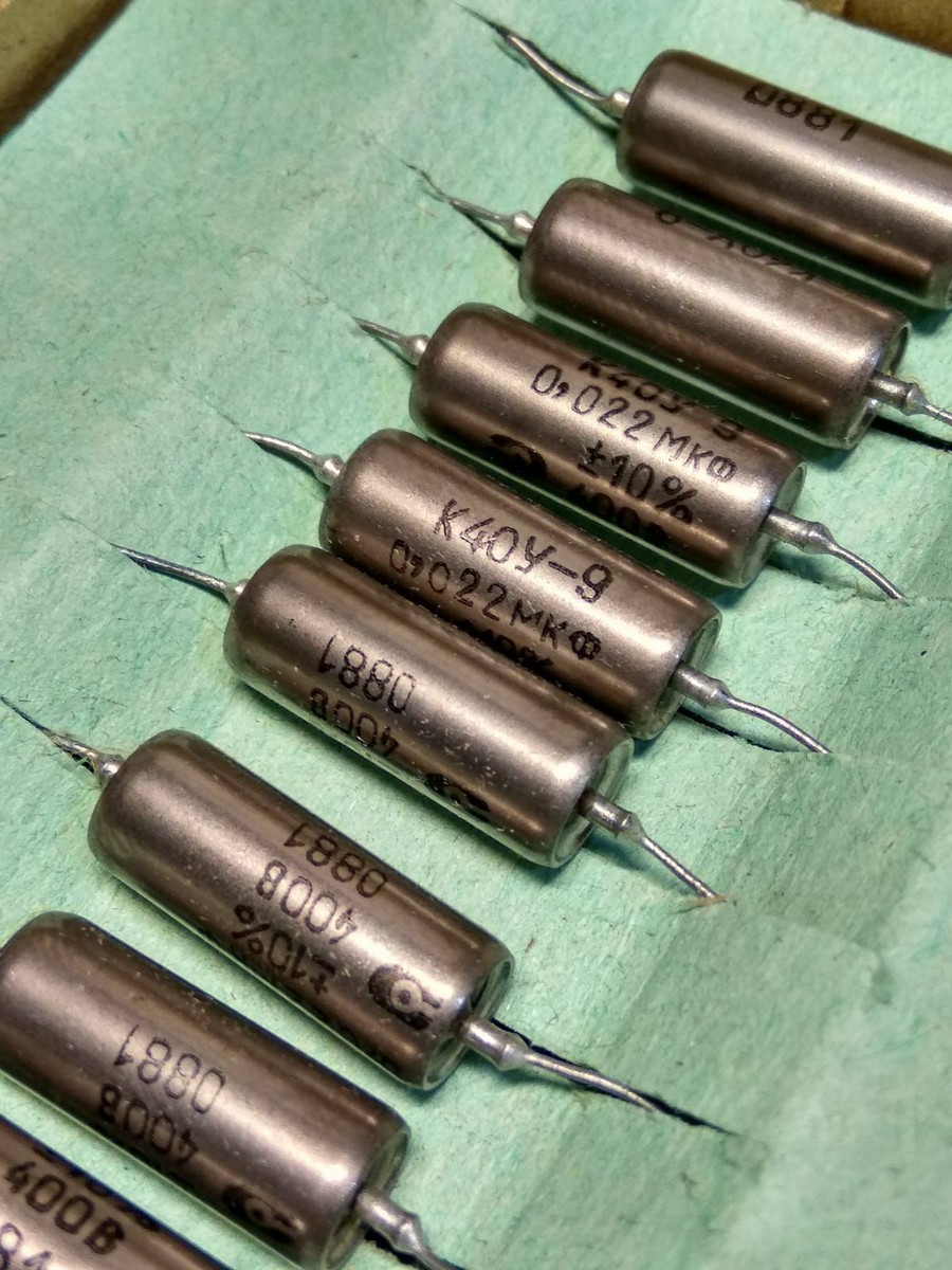 0.022 uF 400-1000 V K40Y-9 PAPER IN OIL PIO AUDIO Capacitors