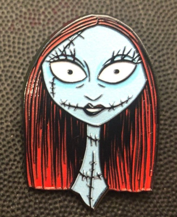 Disney pin Nightmare Before Christmas Sally Monogram rag doll red hair Halloween