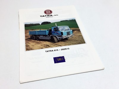 2000 Tatra 815 260S13 28 255 6x6.1 Information Sheet Brochure