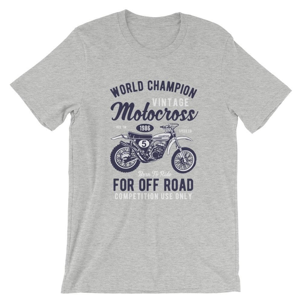 Vintage Motocross T-Shirt. 100% Cotton Premium Tee NEW | eBay