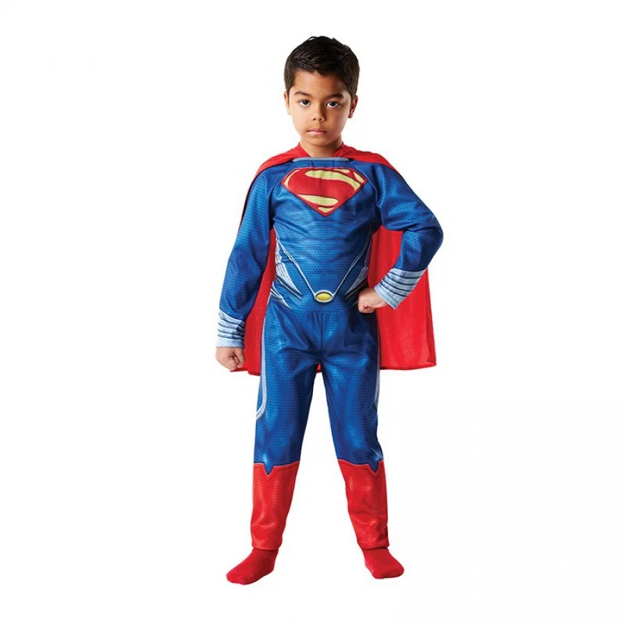 Costume Carnevale Bambino Vestito Superman Man of Steel Rubie's art.886504