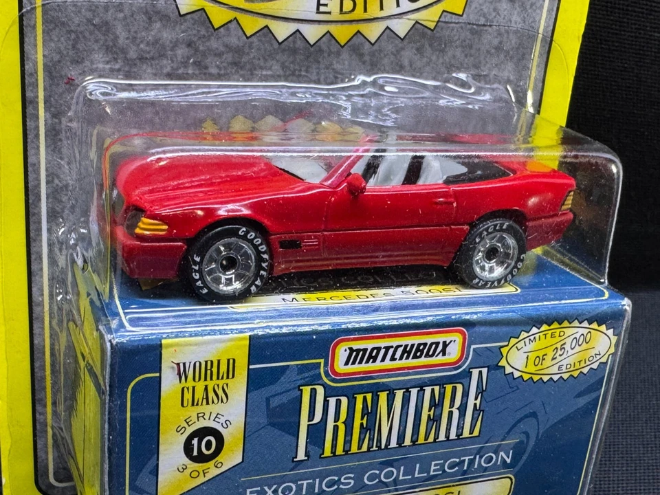 Matchbox Premiere Mercedes 500sl Diecast Edición Limitada Coleccionable Foto 3 de 4