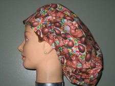 Surgical Scrub Hats/Caps Easter  Chocolate Easter Bunnies and eggs