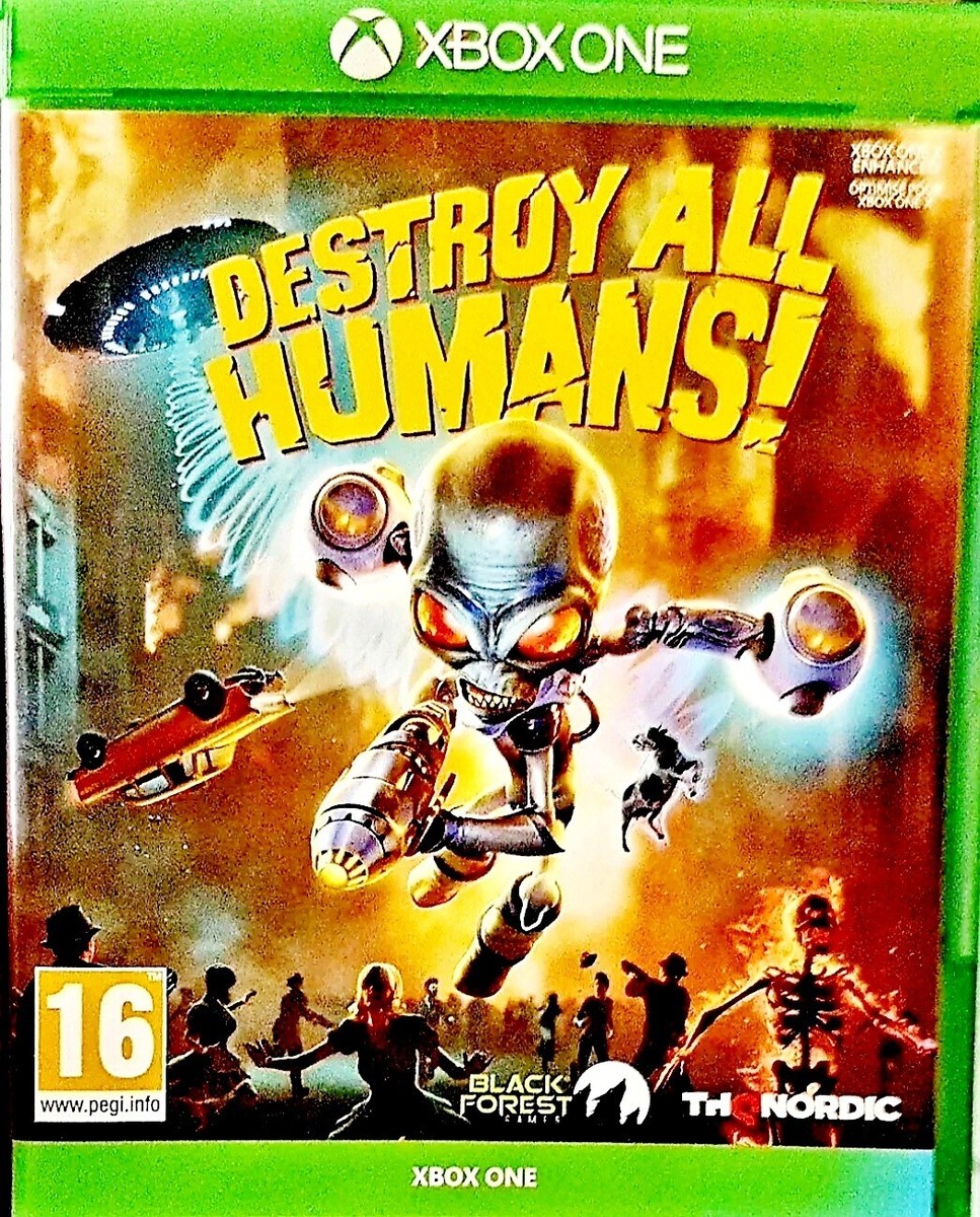 Jeu Destroy All Humans! Pour Microsoft Xbox - Version Française - Bon état Général
