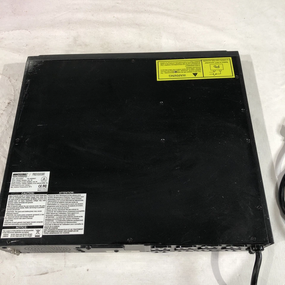 Minuteman PRO 1000RT 8-Outlet USB ( No Batteries) - Image 4 of 4