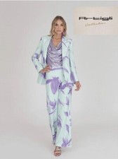 TAILLEUR-Giacca monopetto+Pantaloni palazzo"ARTIGLI" FANTASIA-SCONTO 30%-SALDI