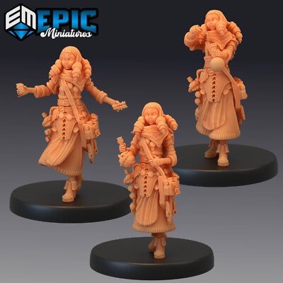Female Alchemist D&D Dungeons and Dragons Thieves Guild Miniatures 28mm
