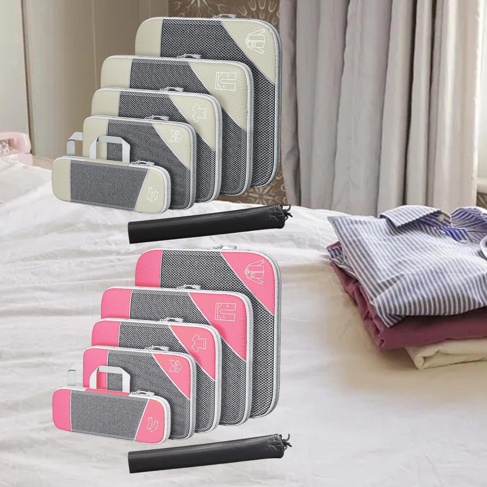 Packing Cubes, Storage Mesh Bags, Packing Organizers, Luggage Suitcase Organizer-image