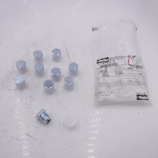 10 Pack Parker 8PNTX-S  Triple-Lok Plug & Cap Flare 37° Hydraulic Pipe Fittings