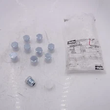 10 Pack Parker 8PNTX-S  Triple-Lok Plug & Cap Flare 37° Hydraulic Pipe Fittings