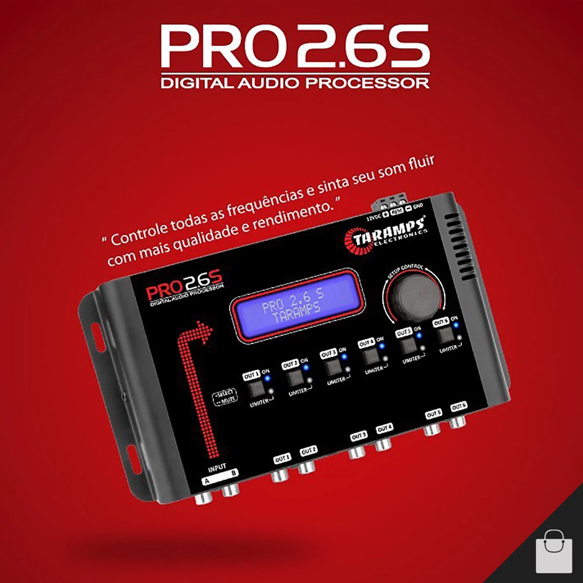 PRO2.4S TARAMPS プロセッサー デジタル クロスオーバー 4ch Taramps プロセッサー デジタル クロスオーバー 4ch PRO2.4S