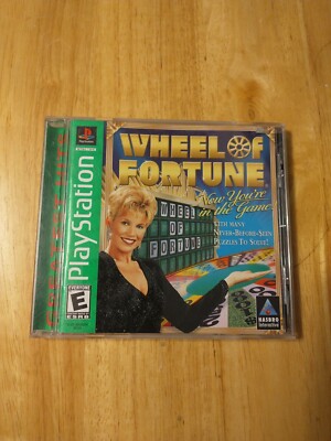 WHEEL OF FORTUNE PS1 Game  (Sony PlayStation 1, 1998)