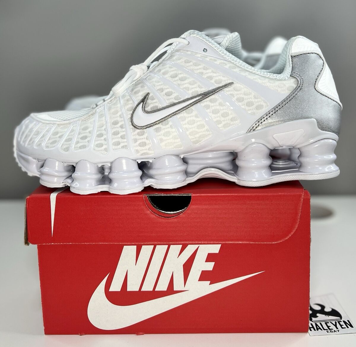 NEW Nike Shox TL 'White Metallic Silver' | Men Sizes 8 - 14 NEW Nike Shox TL 'White Metallic Silver' | Men Sizes 8 - 14