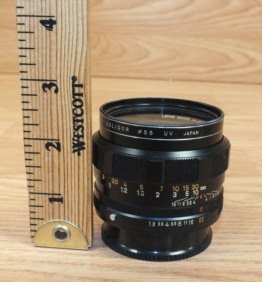Objectif Konica Hexanon AR 52mm F/1.8 - Monture AR - Noir - Avec Boîtier