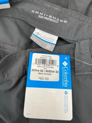 Columbia Terminal Tackle Pantalon Randonnée, Fossil Antique, 32W X 30L Homme