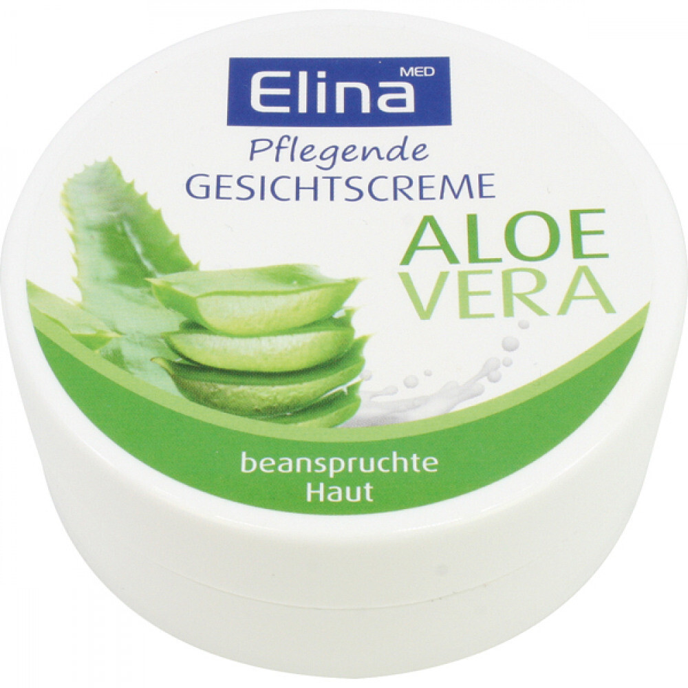 Elina med Pflegende Gesichtscreme Creme Aloe Vera 3x 75ml Feuchtigkeitscreme  | eBay.de