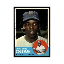 1963 Topps Choo Choo Coleman Mets #27