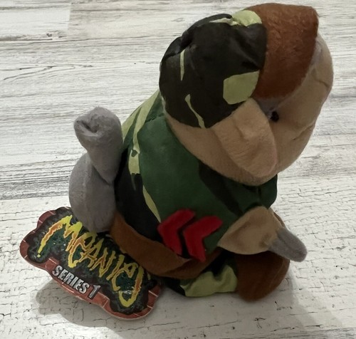 Meanies Armadillo Dan Beanbag Plushy From The Idea Factory New With Tags Vintage - Picture 4 of 7