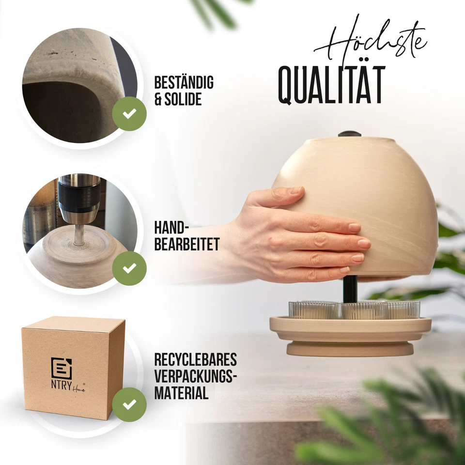 NTRY Home® CandleStove - Teelichtofen - MOON M Ø20 - Tischofen - Kerzenofen - Bild 4 von 4