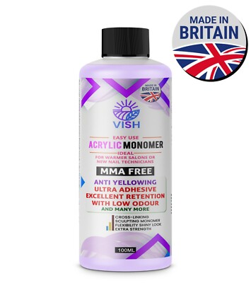 NAGELFORMUNG ACRYL FLÜSSIGES MONOMER SALON HOHE QUALITÄT UK schnelle Lieferung 100 ml