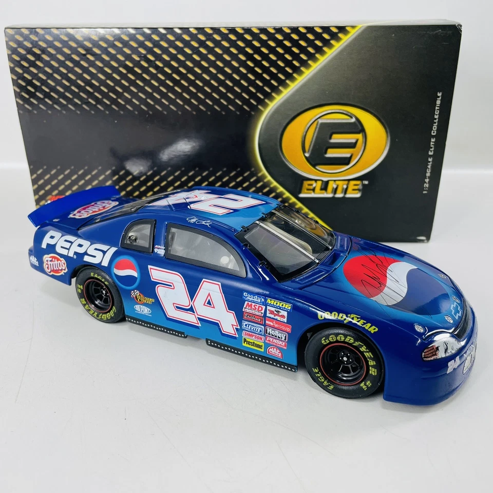 Jeff Gordon #24 Pepsi 1999 Monte Carlo 1:24 Elite RCCA  Diecast Autographed Auto - Image 2 of 4